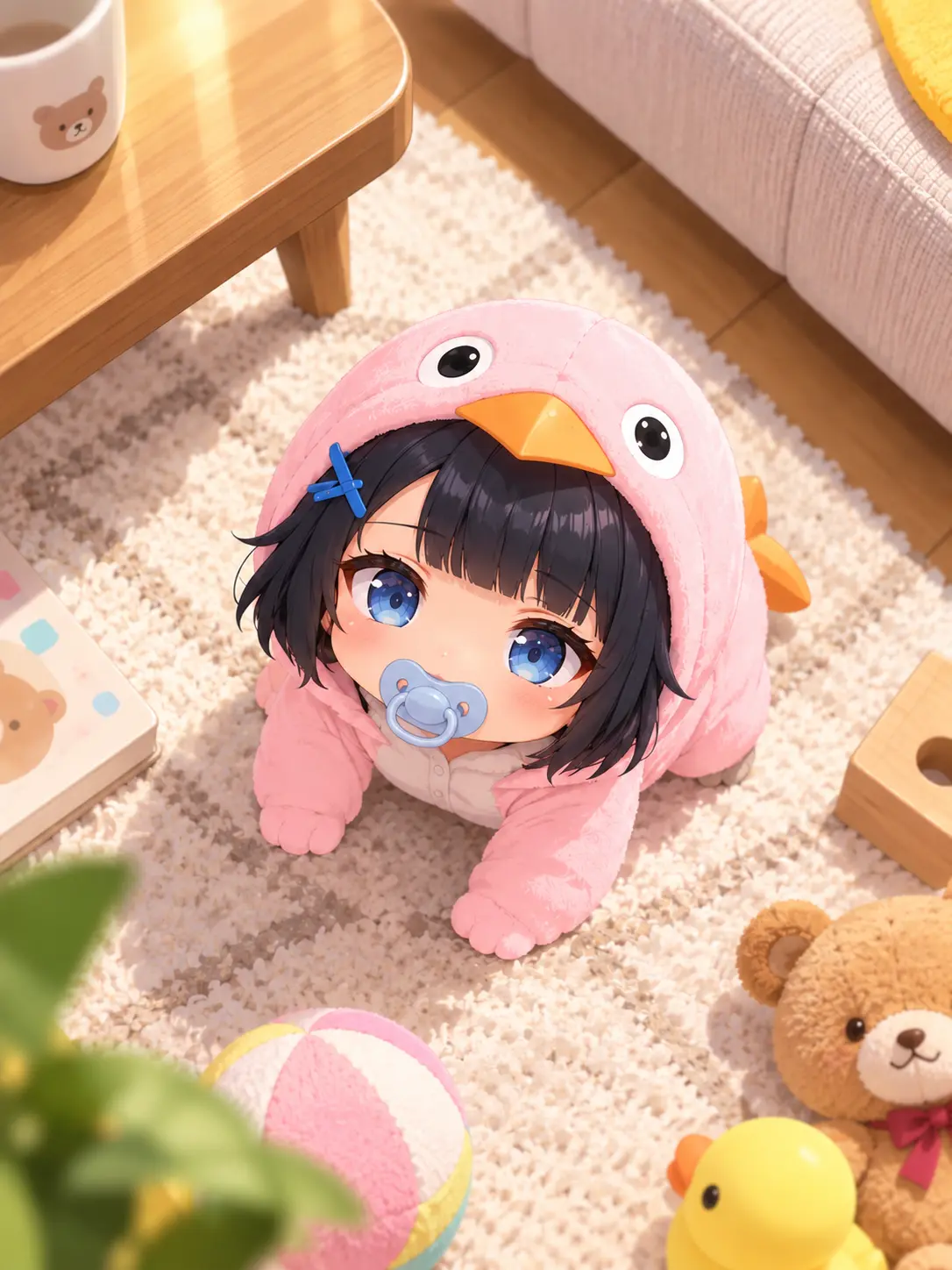 FleshyQuest7230의 家の中に赤ちゃんググガガが侵入していた！