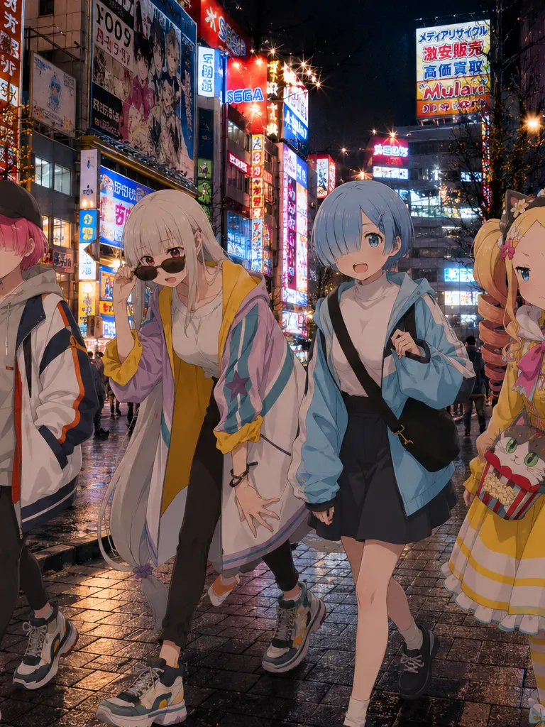 TakuTaku-anime의 リゼロキャラが現代日本に転移してきた！