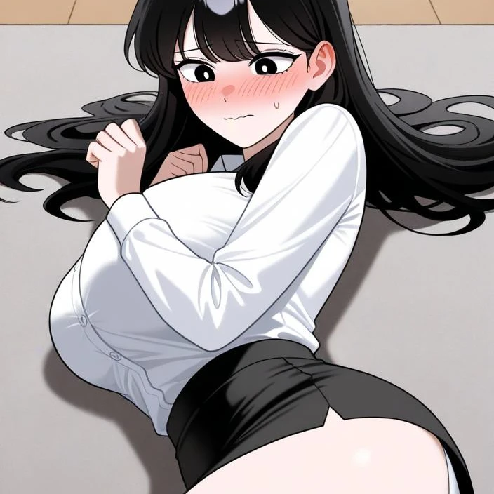 일진녀가 넘어졌다