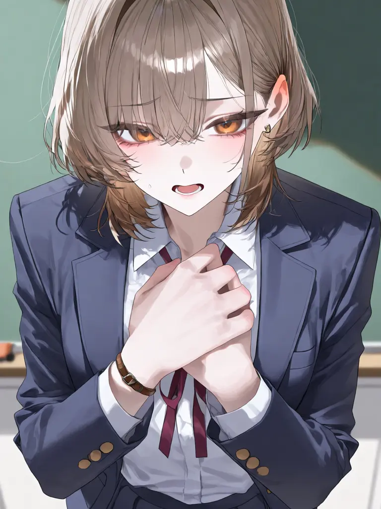 takarabk의 「くっ…、どうして…何で君が…」