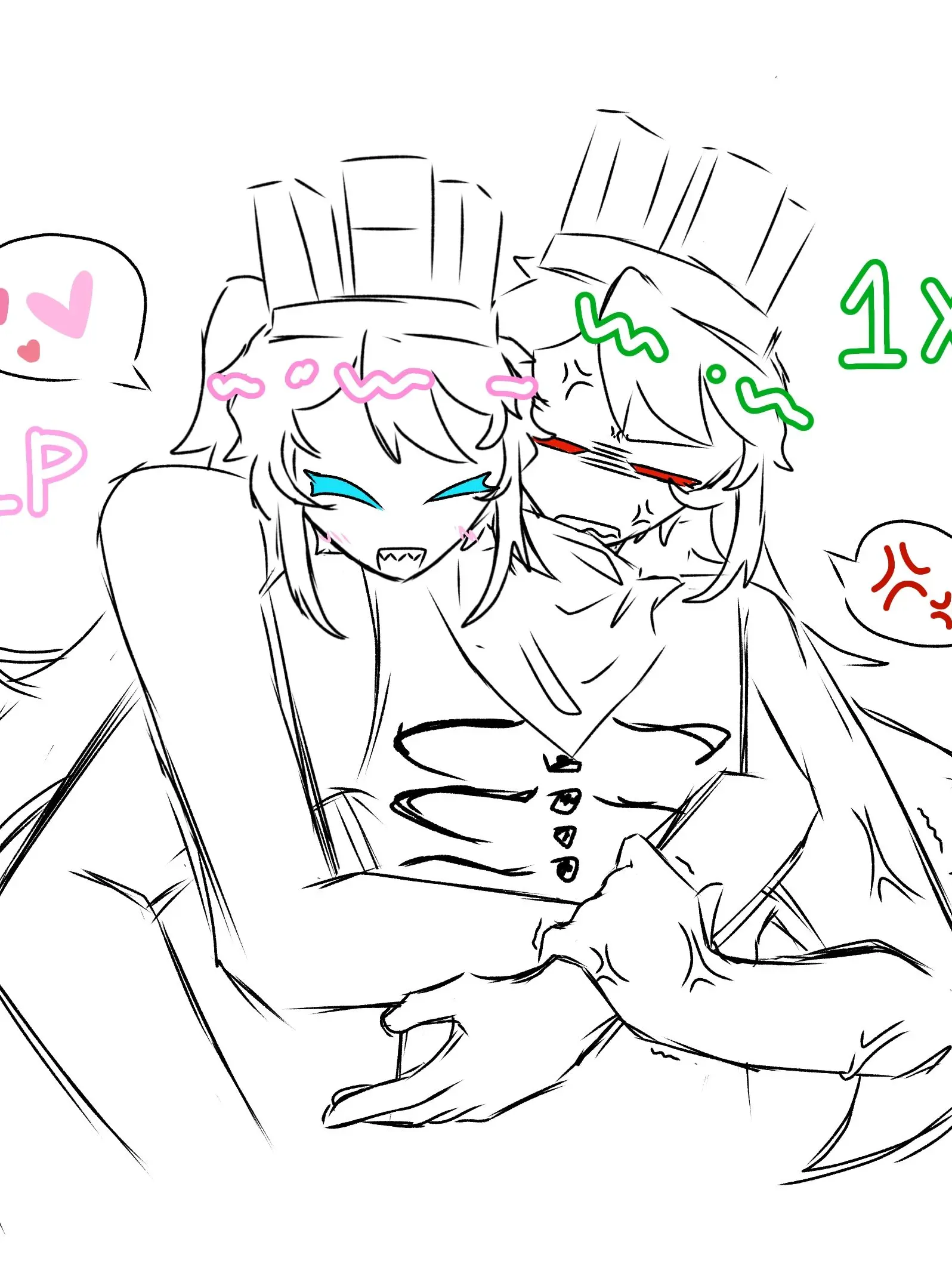 PluckySaola7761의 二人の1x