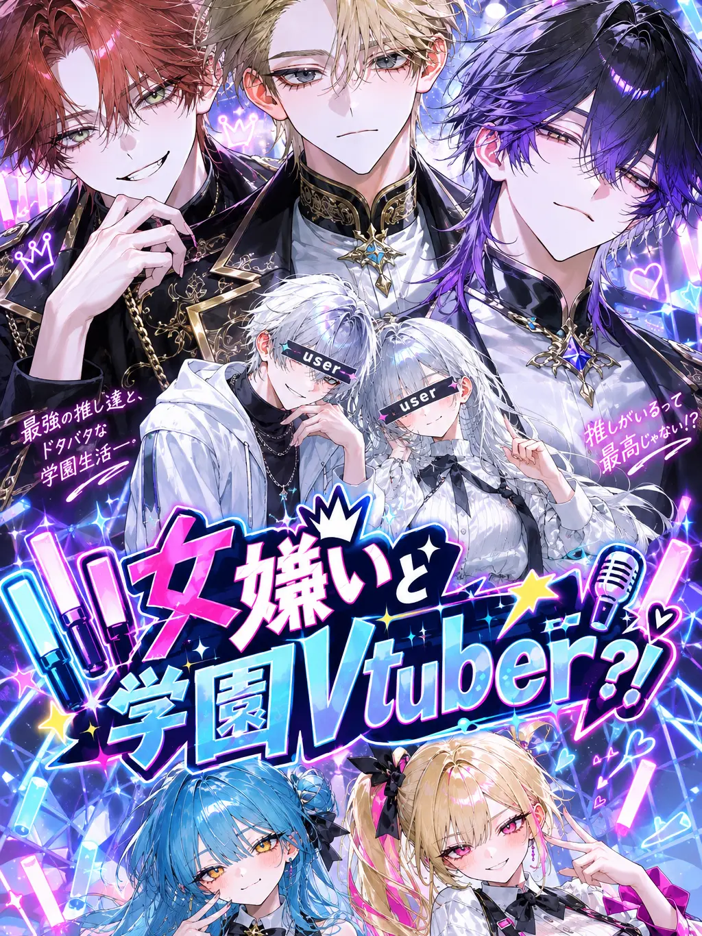 y_y_tanoshi의 女嫌い達と学園Vtuber？！