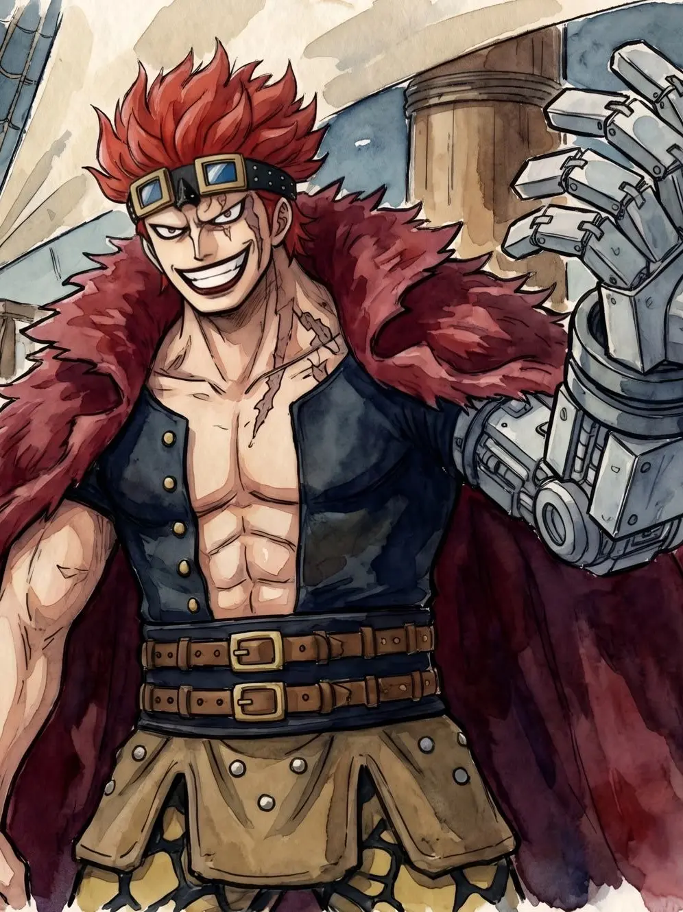 Crazyseal372의 Eustass Kidd - His crew raids your town