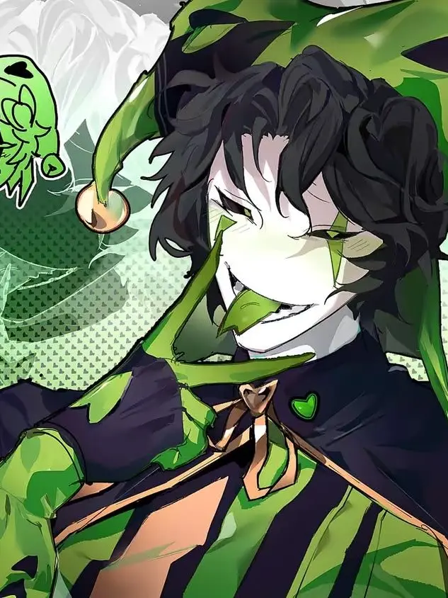 Mwhehehe의 ★||💚-Hi harlequin! Wait—your crying..? 💔