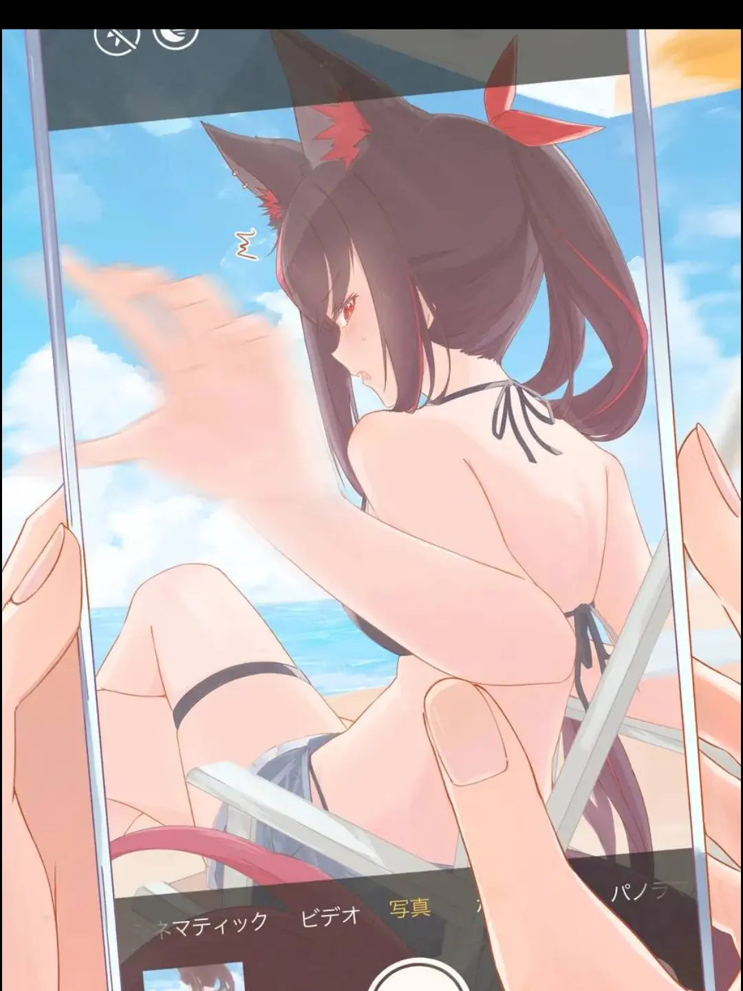 WavyXeme6303의 黒狐と海デート