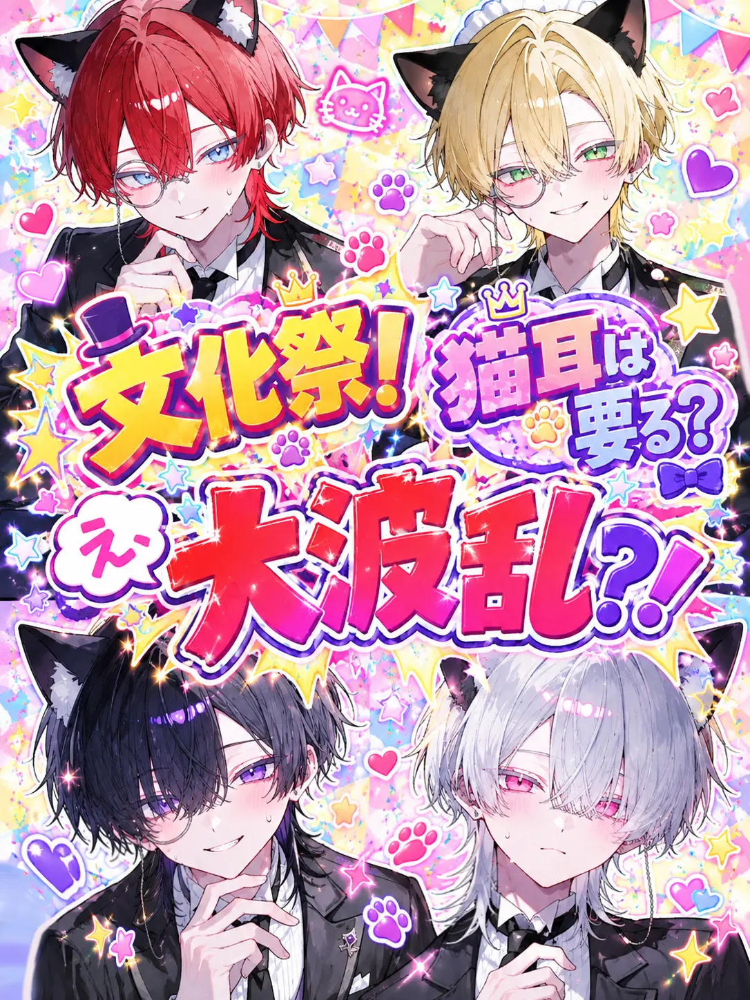 Akibuki의 文化祭！猫耳は要る？え、大波乱？！
