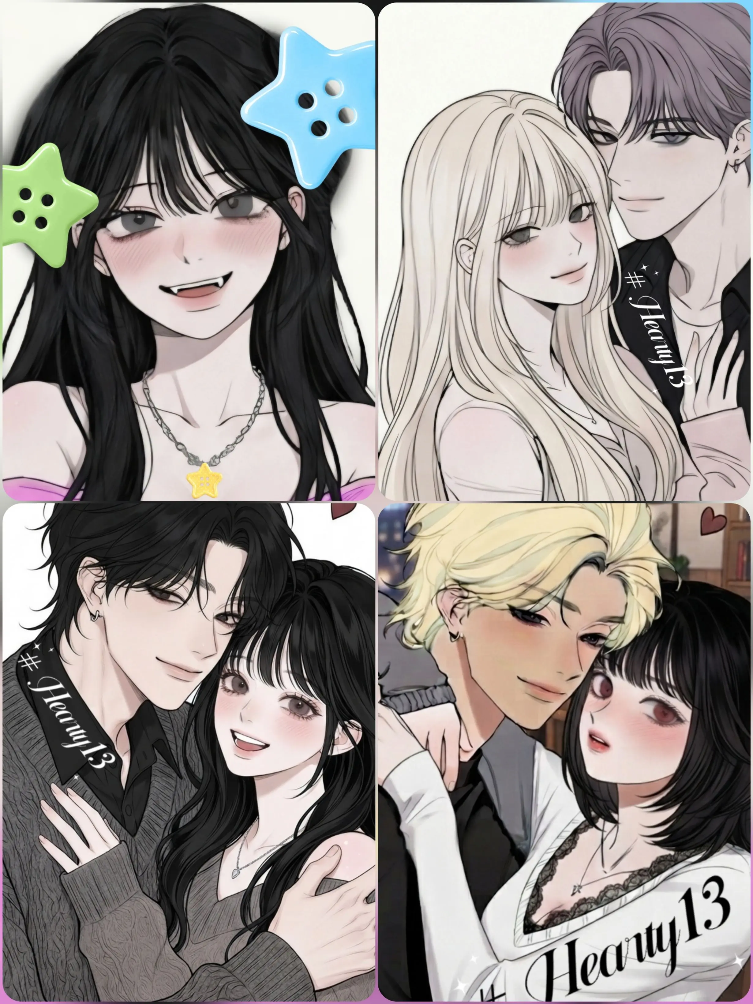 Hearty_13의 커플 남녀 무리 (여우)