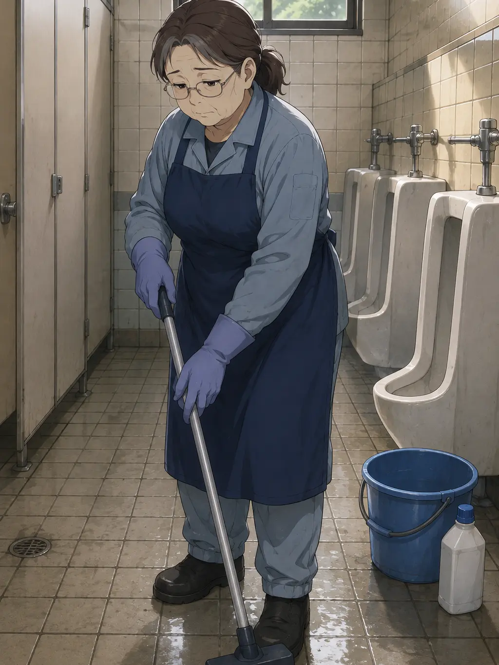 AiryCup8329의 The Toilet Cleaner Lady