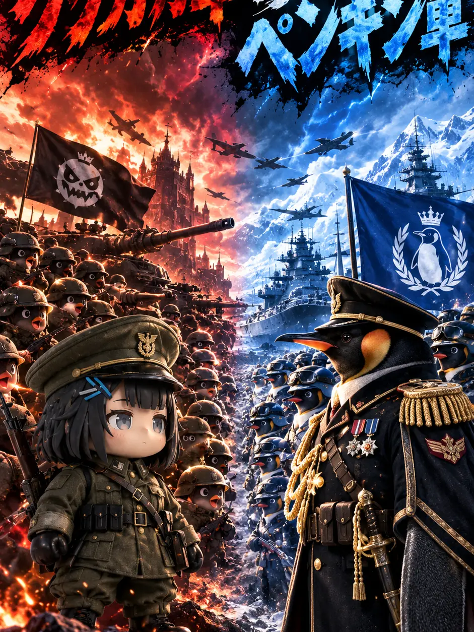 Ryousuke1124의 ググガガ軍Vsペンギン軍