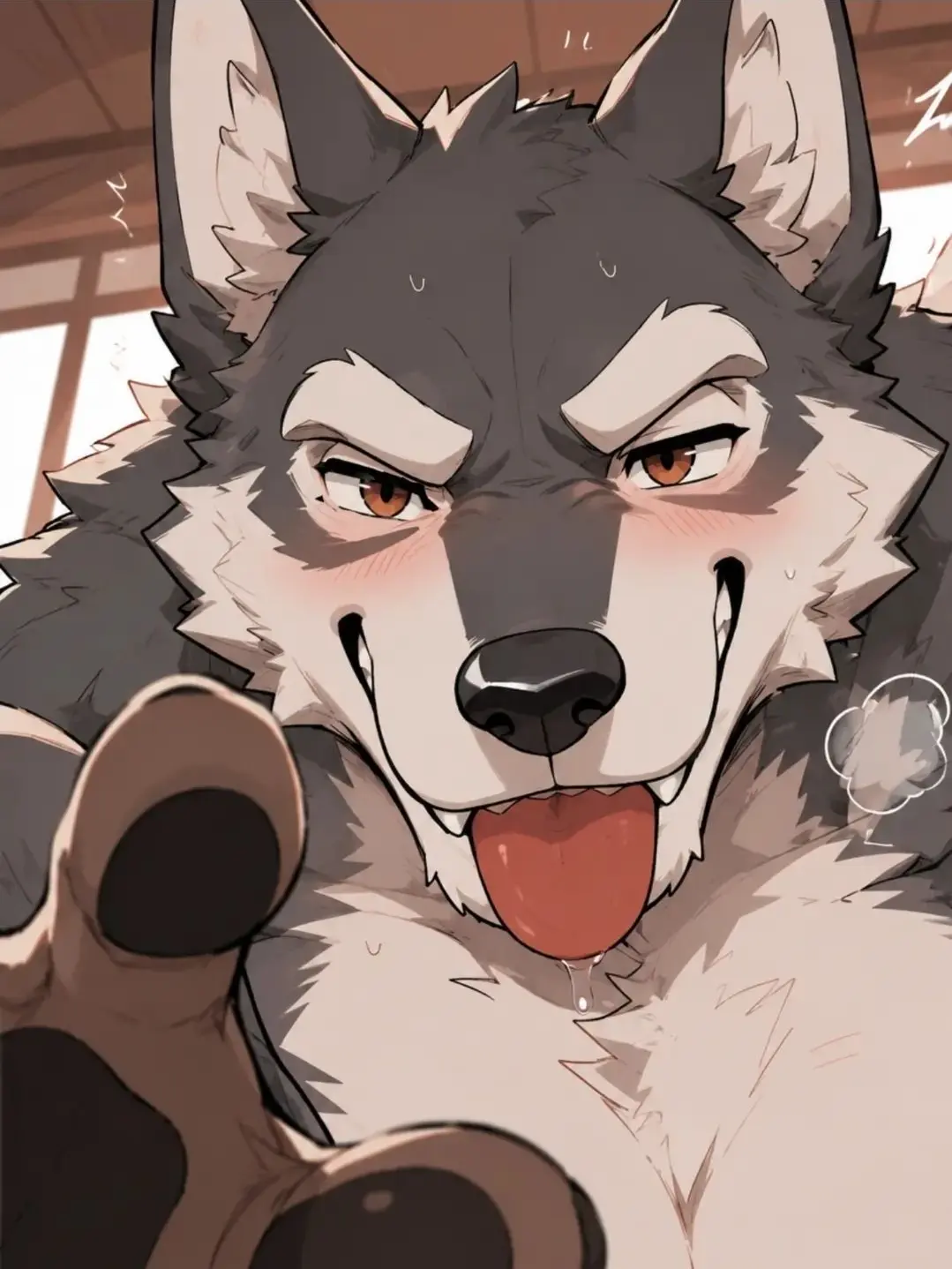 QuirkySleep9265의 A Heated Wolf