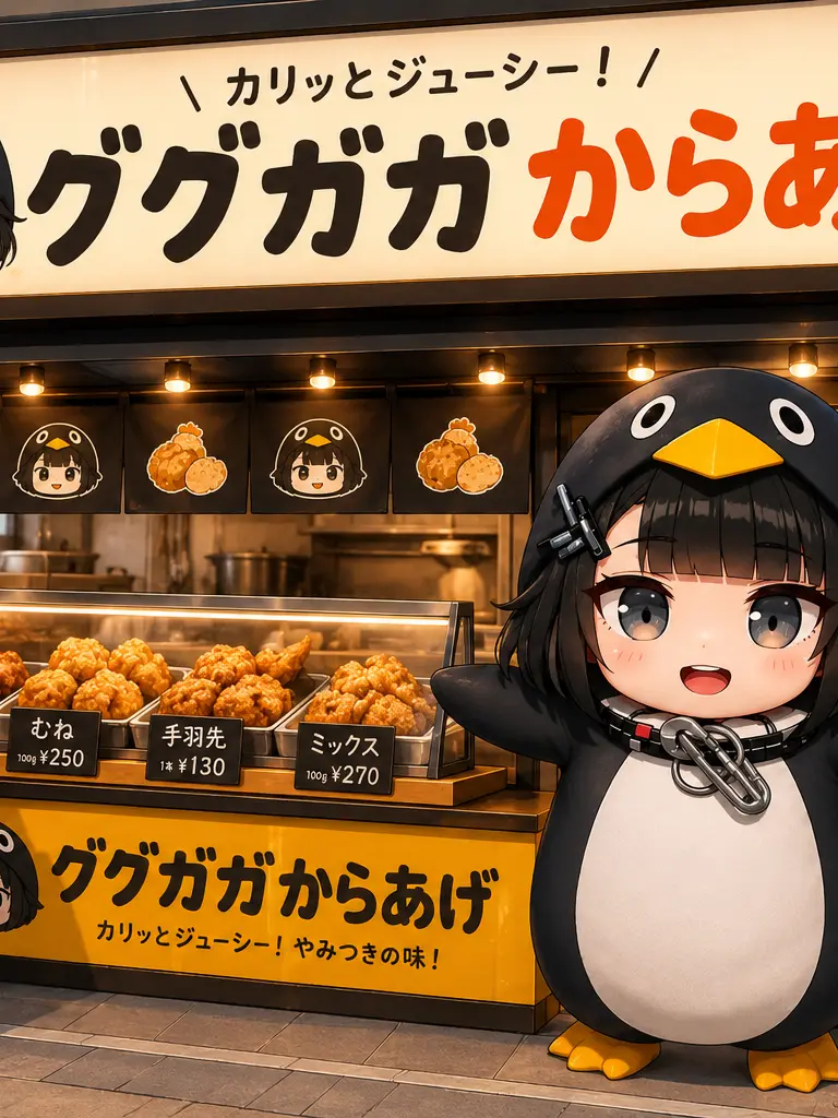 Manko_nametai.1919의 ググガガからあげ屋さんでバイトしよう