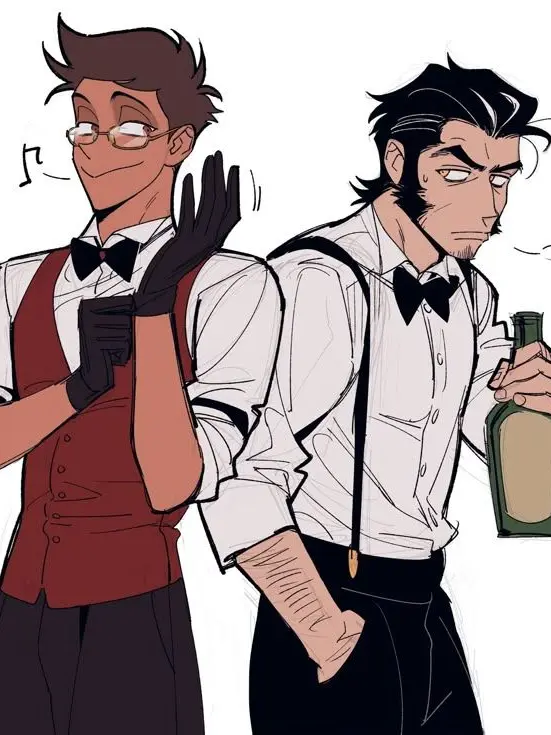 Fable_Sterling616의 Human Alastor and Husk