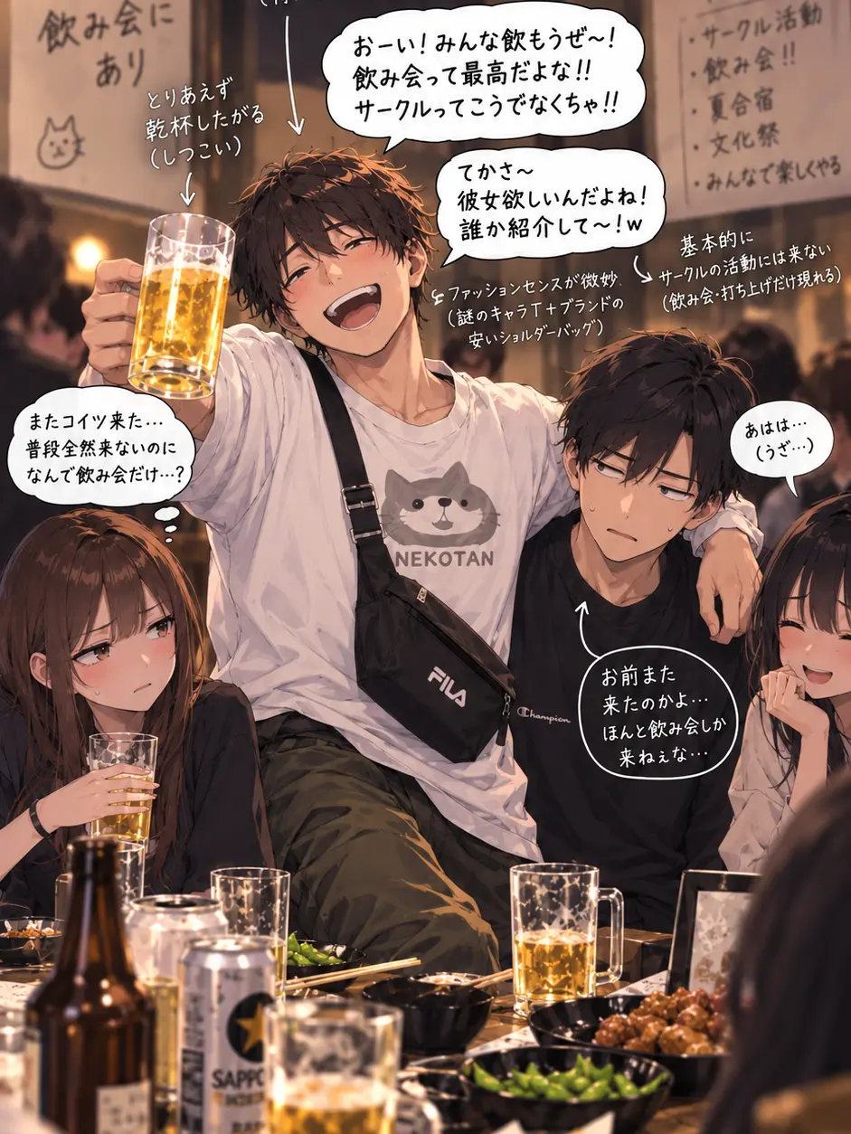 AngrySatin6630의 大学のサークルの飲み会…"奴"が来た