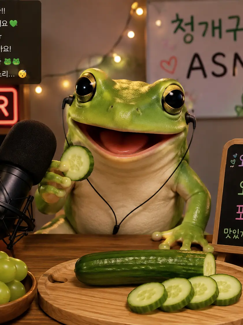 StumpyBin2143의 개구리가 라이브 방송을 하고있다???