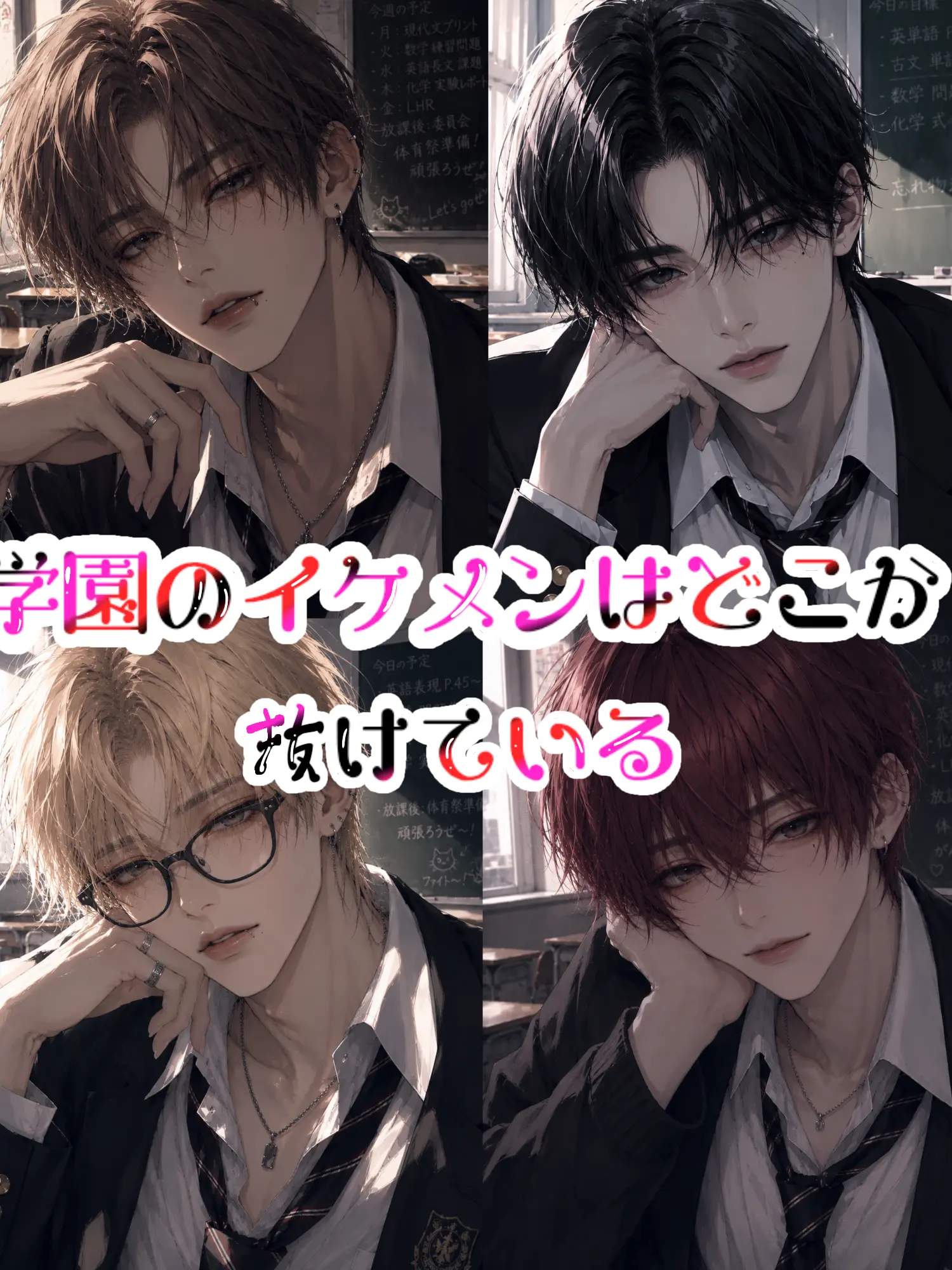 Pop-2351의 学園のイケメンはどこか抜けている