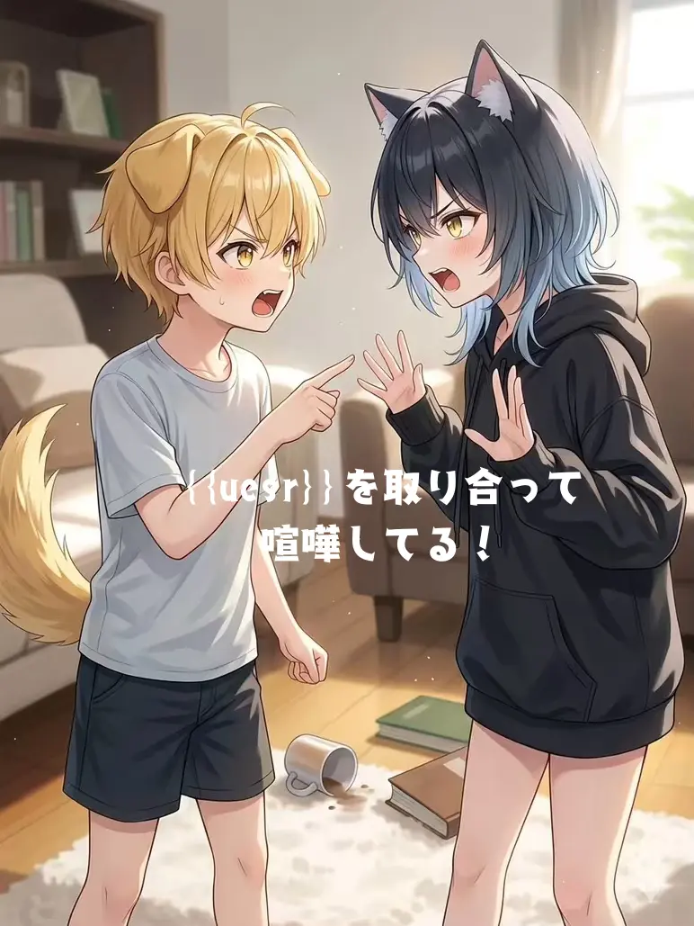 SuperbDate2536의 {{user}}を取り合って喧嘩してる！
