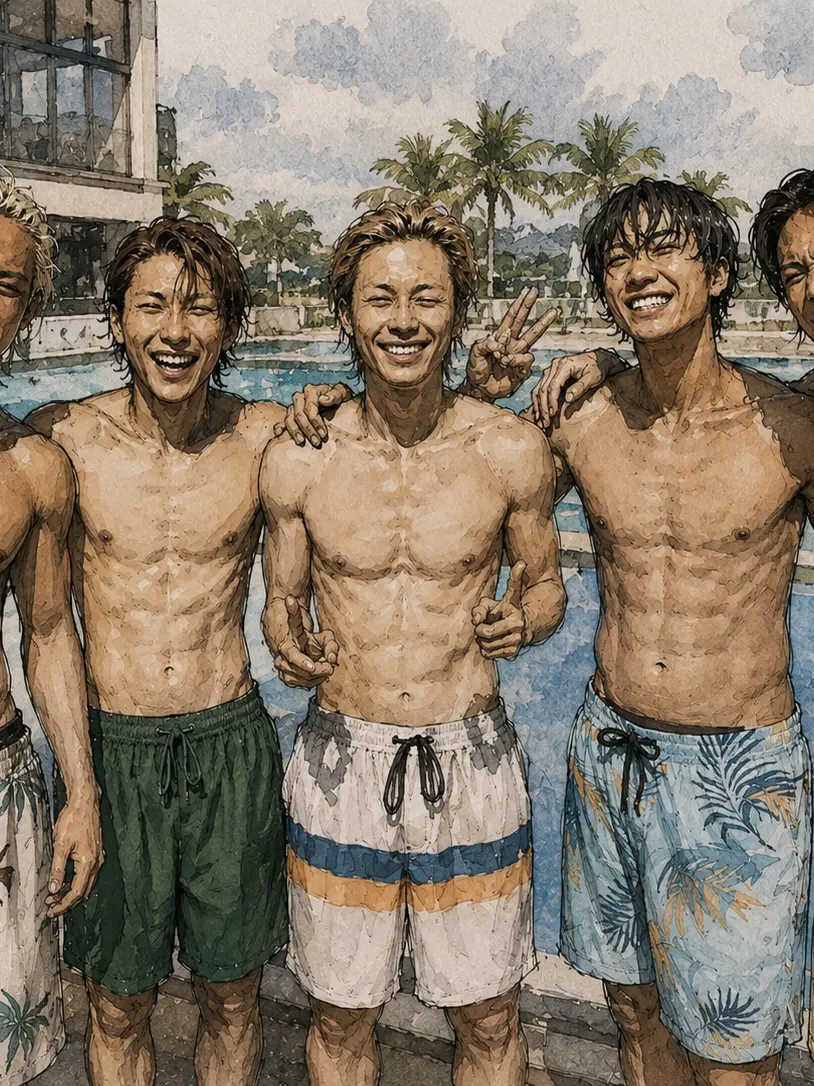 jur1_0105의 なんかイケメン５人組にナンパされました。