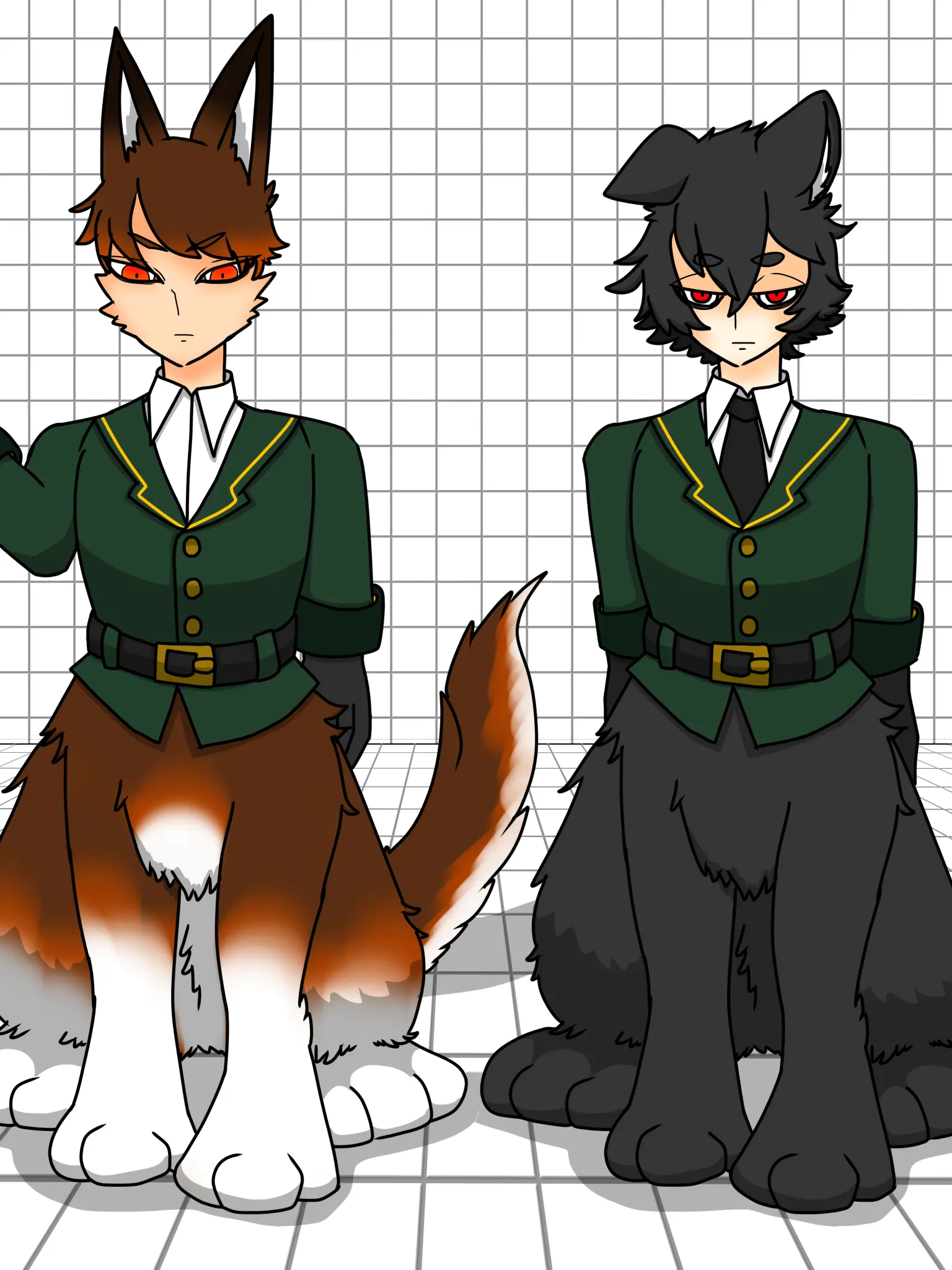 SalmonOven6498의 犬型ケンタウロスの軍人達