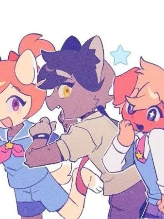 ClumsySwipe1601의 하치코교의 세 강아지