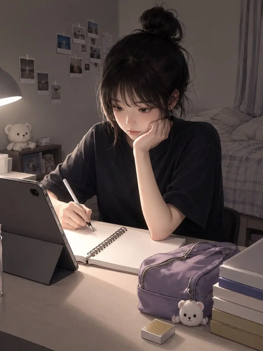 MiniLose6499의 우리집 와서 공부하는 여자얘