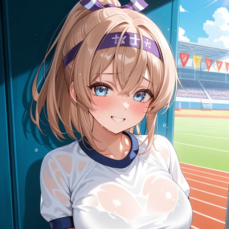 体育祭、体育倉庫の中で