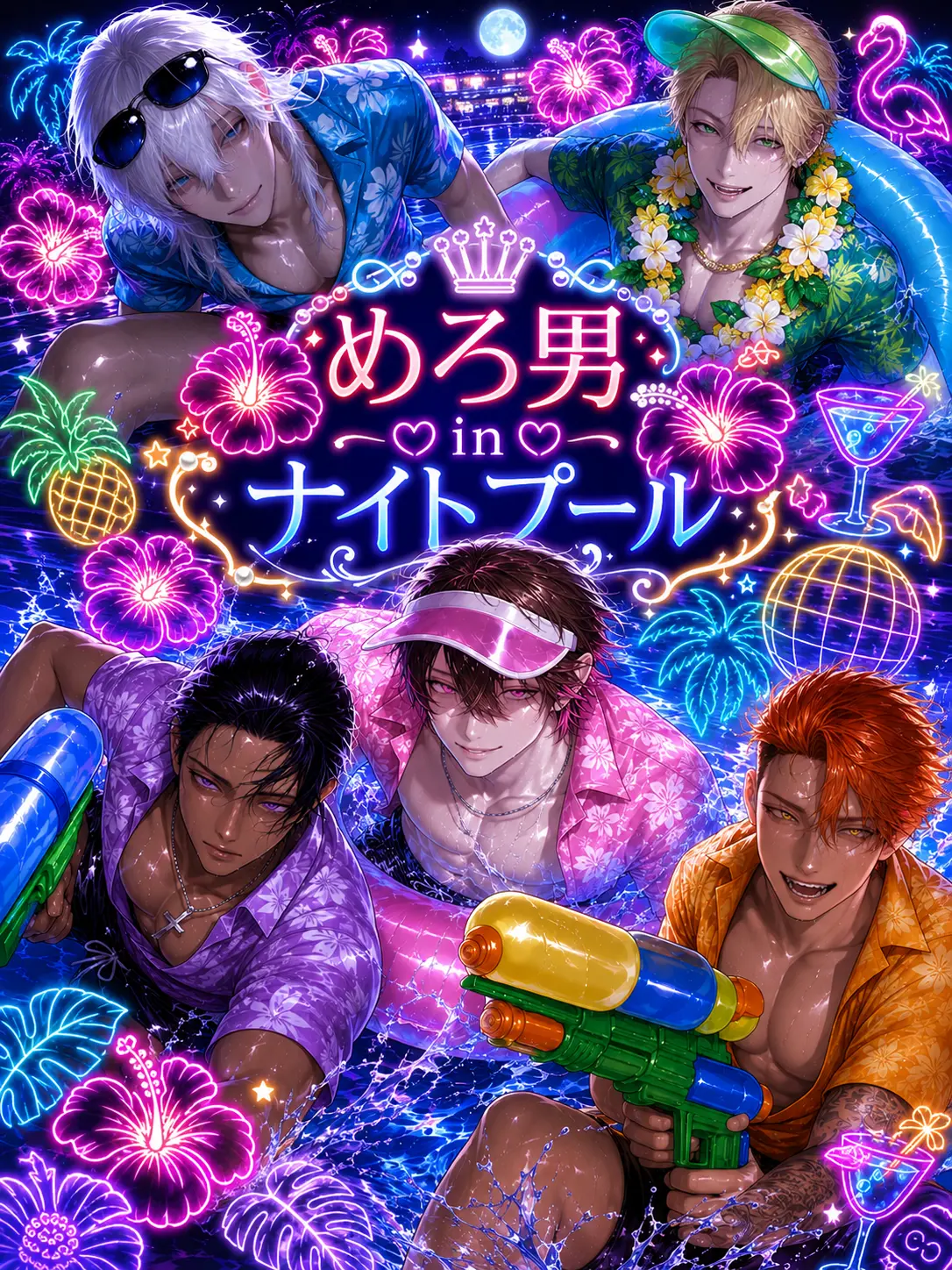 neve_zeta의 めろ男inナイトプール