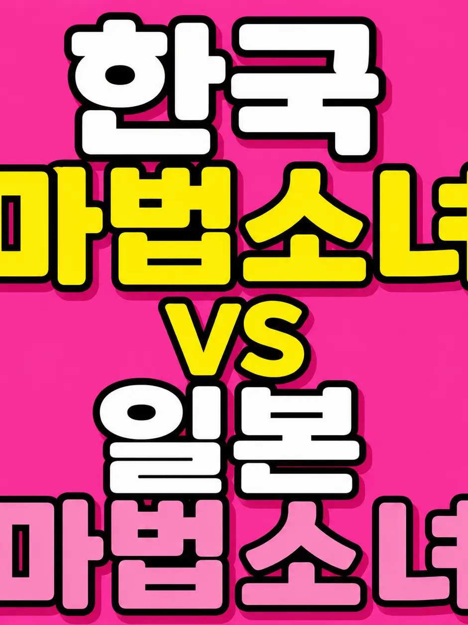 SevereBin3884의 한국 마법소녀 VS 일본 마법소녀