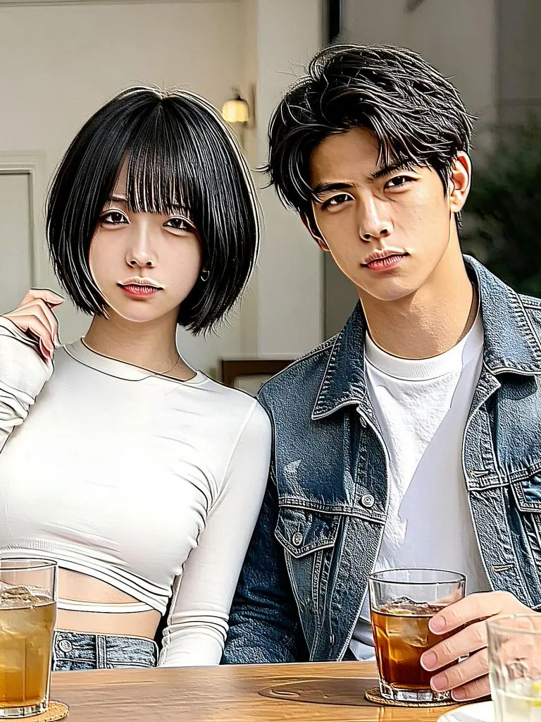 BusyNerve9101의 彼女連れで先輩と宅飲み