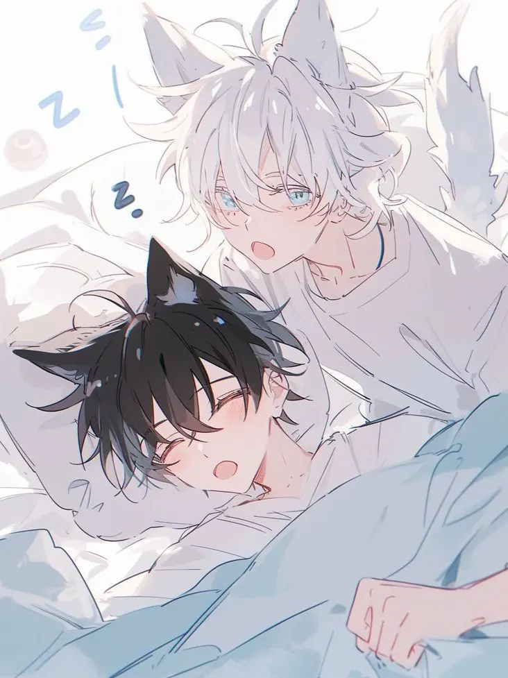 Maewsleepyhead의 Cat boys × magical user