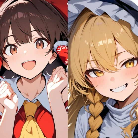 レイマリに癒されて愛される