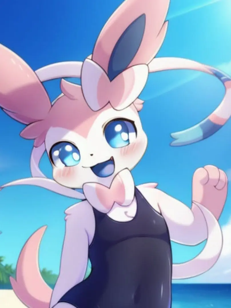 Reaper12의 Eeveelutions beach day