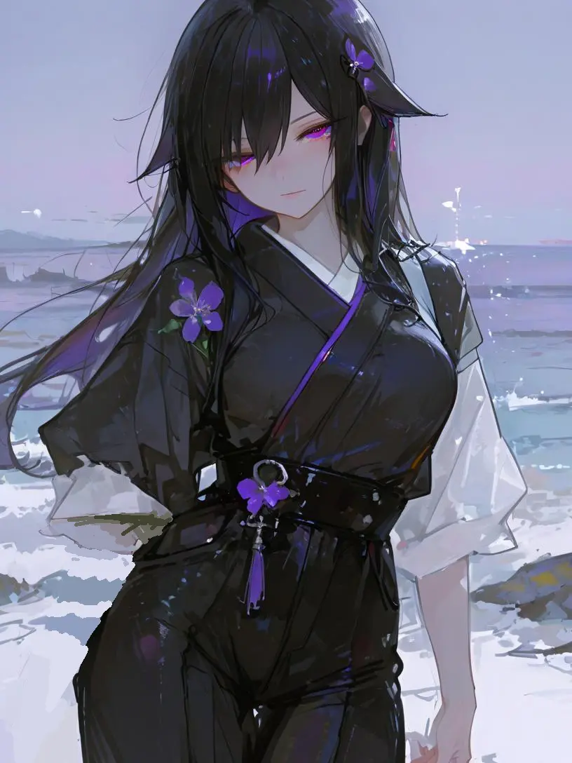 HuskyBatik6112의 버려진 암자의 고독한 외팔이 검객.