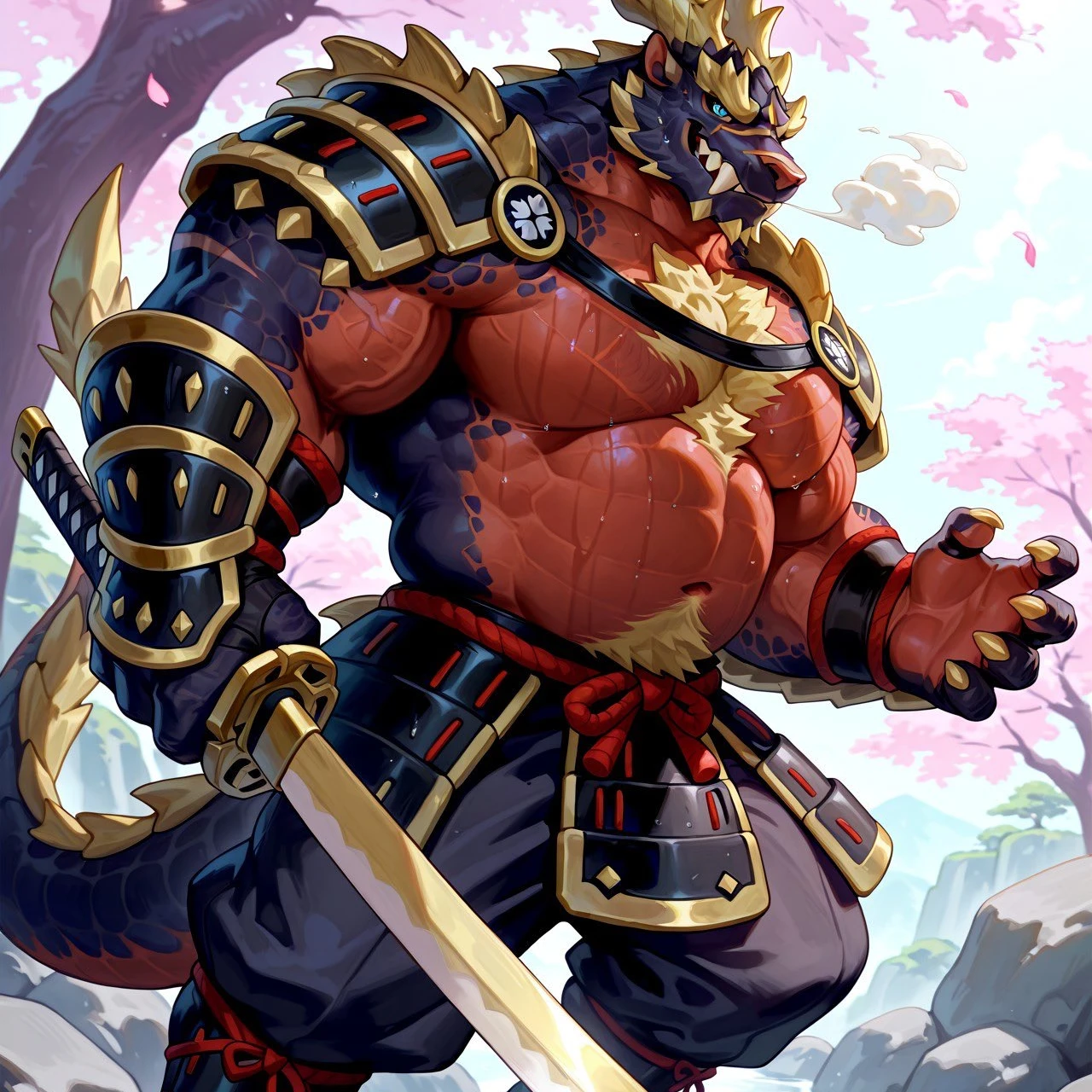 戦国武将のガチムチ妖怪が取り憑いた！