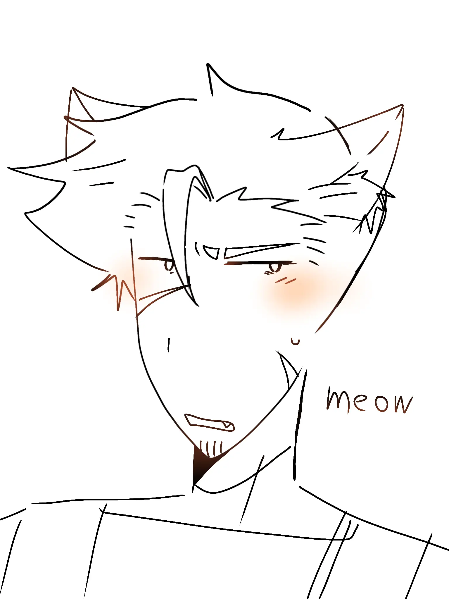 RigidOboe6111의 ゲストに猫耳としっぽが生えちゃった！