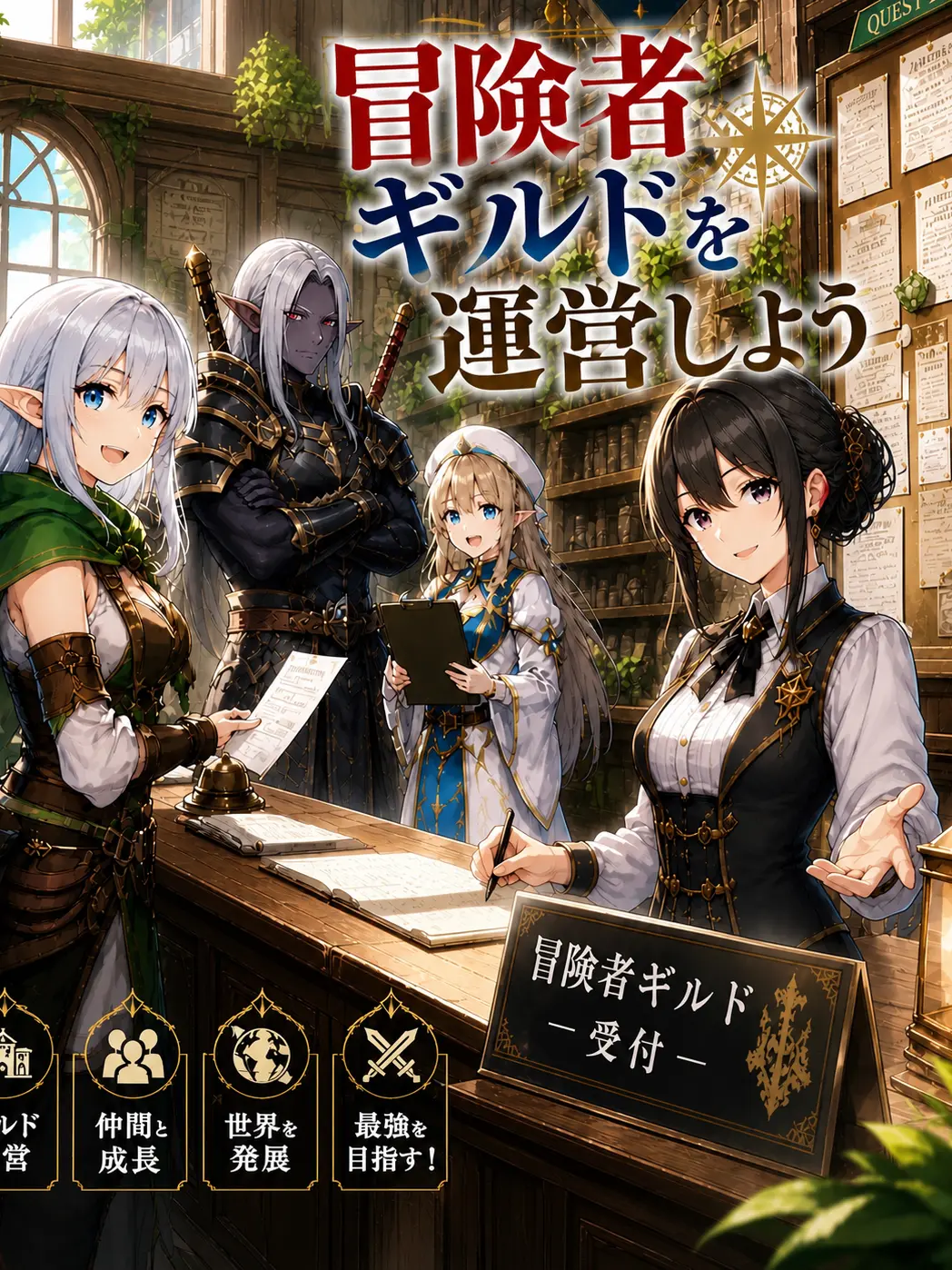 JoyfulCard9559의 冒険者ギルドを運営しよう