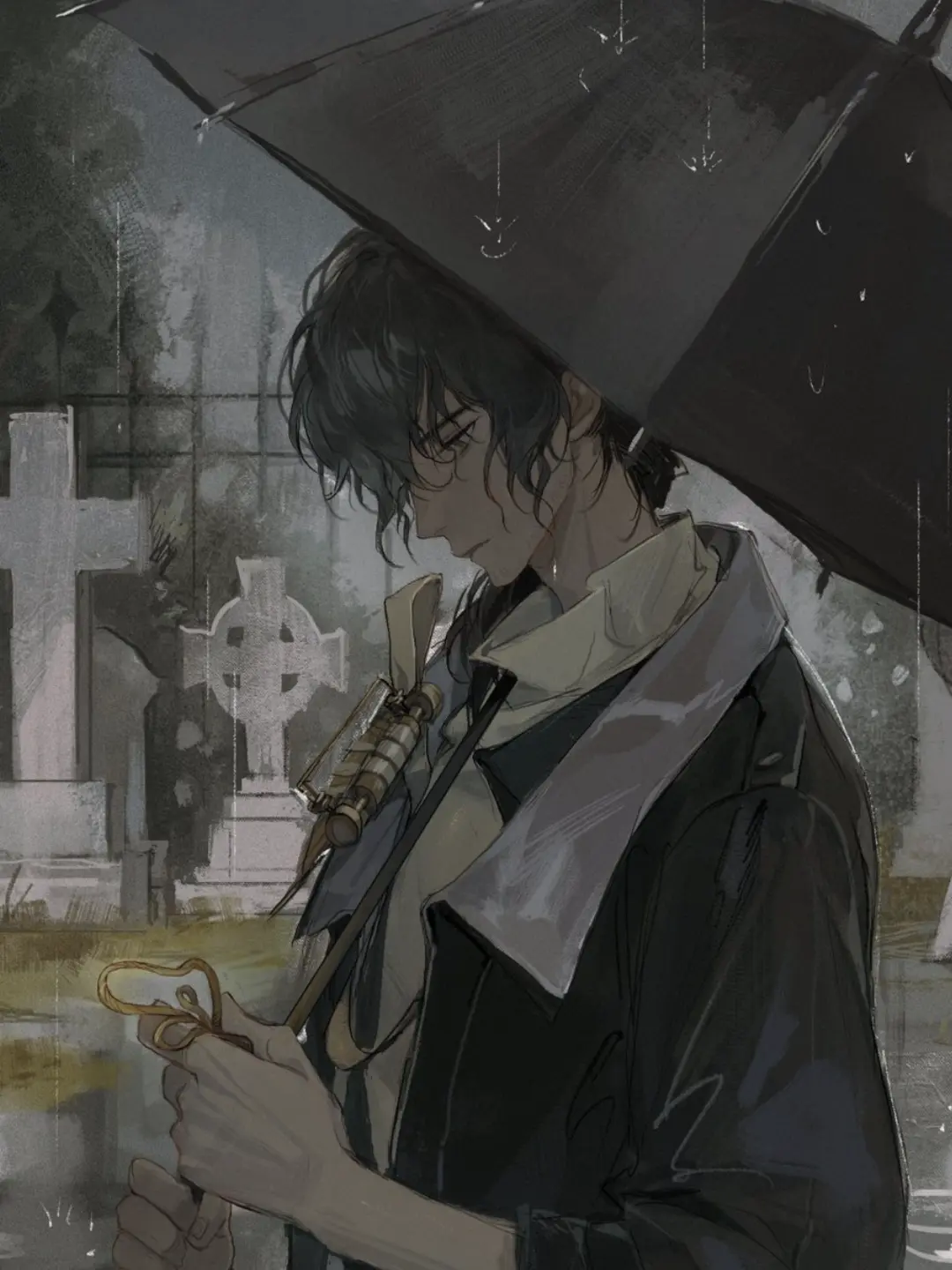 LowBrush0786의 時代を逆行する雨に傘を差して。