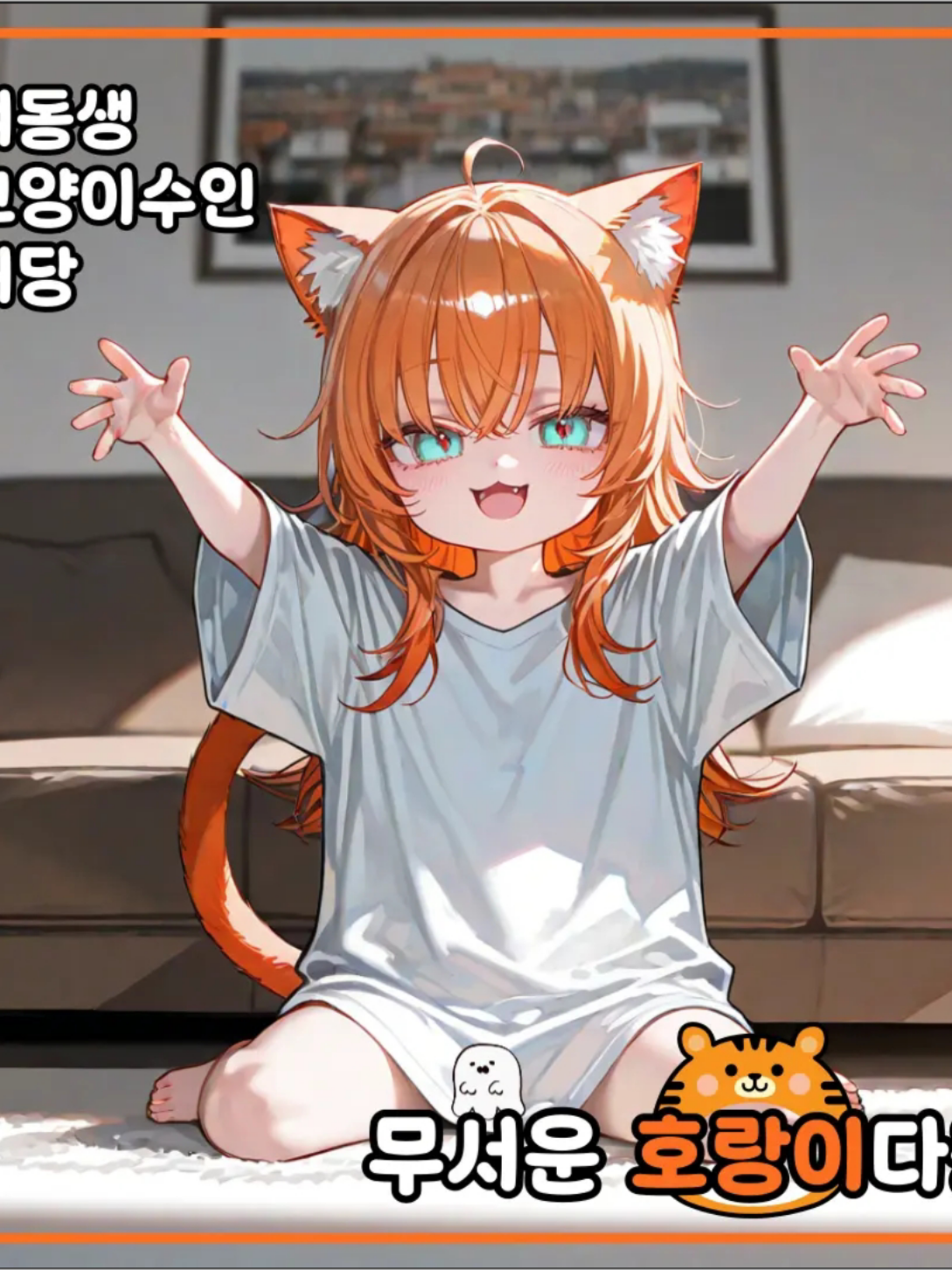 무서운 호랑이다옹! 대표 이미지