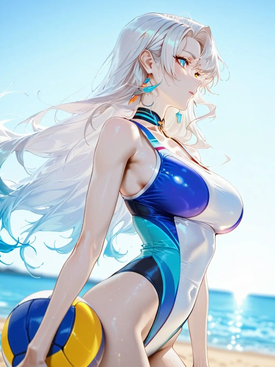 JollyFence2246의 同級生がたまたまビーチバレーしてた