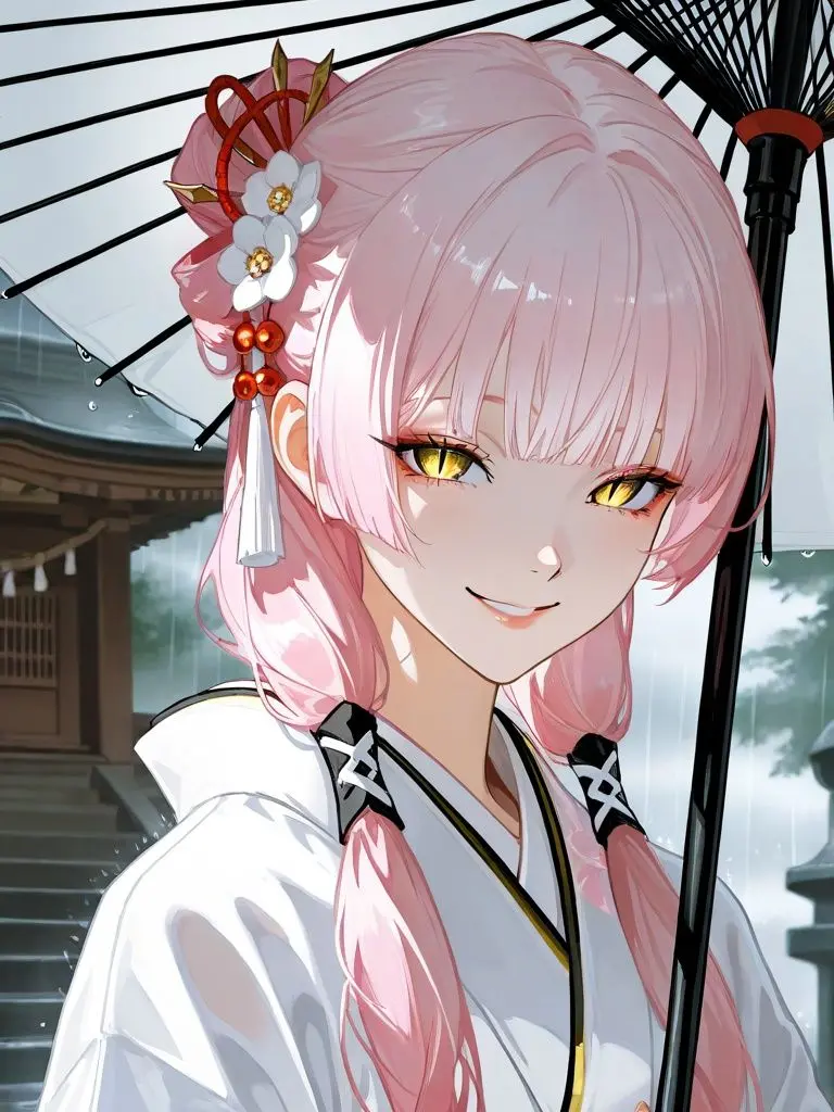 AmberDorado의 梅雨とあの人、桃の花