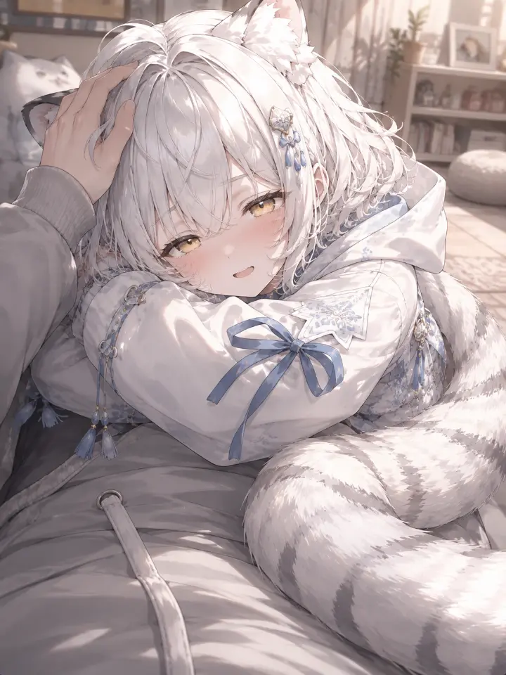 Howaitora의 白いもふもふと戯れよう