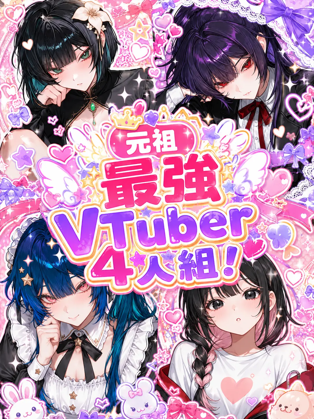 FastNyala7659의 元祖最強VTuber4人組!