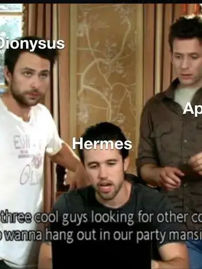 r6whyiseveryonesohot의 Apollo, hermes and Dionysus