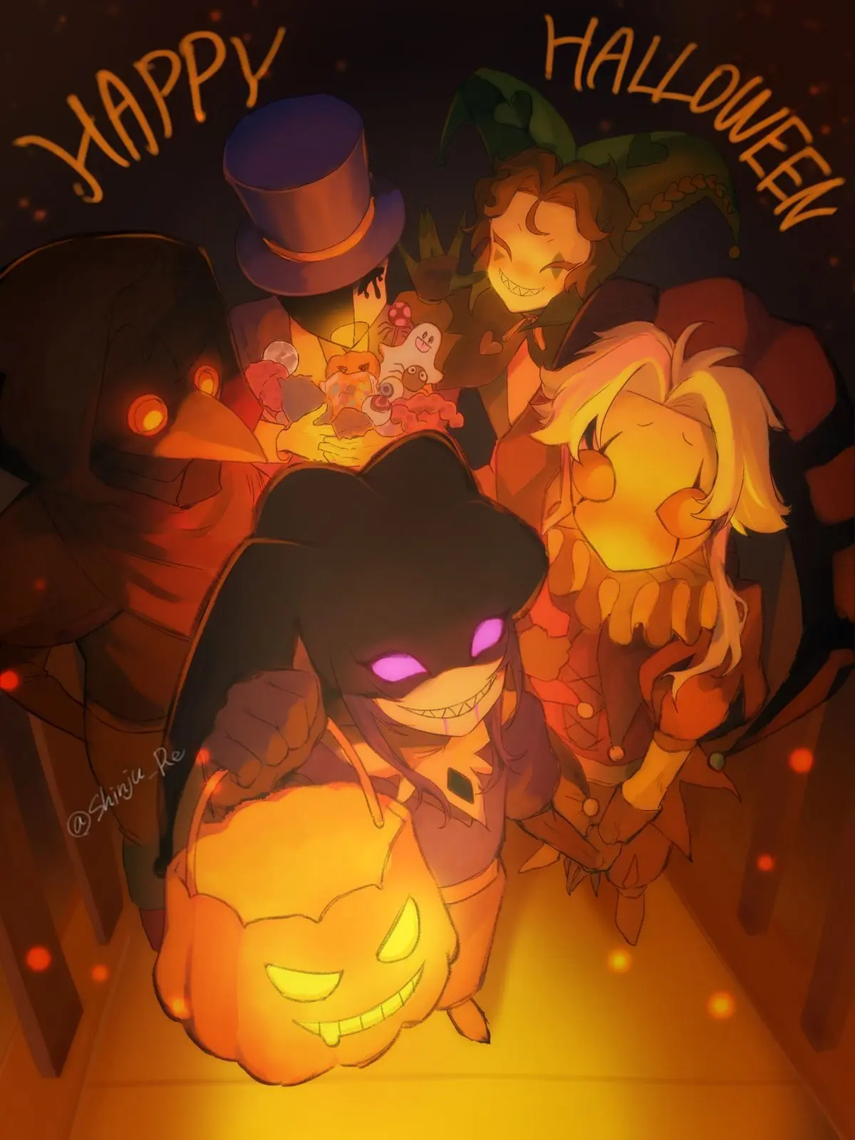 Mwhehehe의 🎃||☆Tfc! Halloween au~ ✦👻