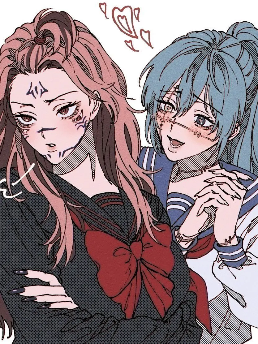 hugecasino의 Mahito And Sukuna your girlfriends!
