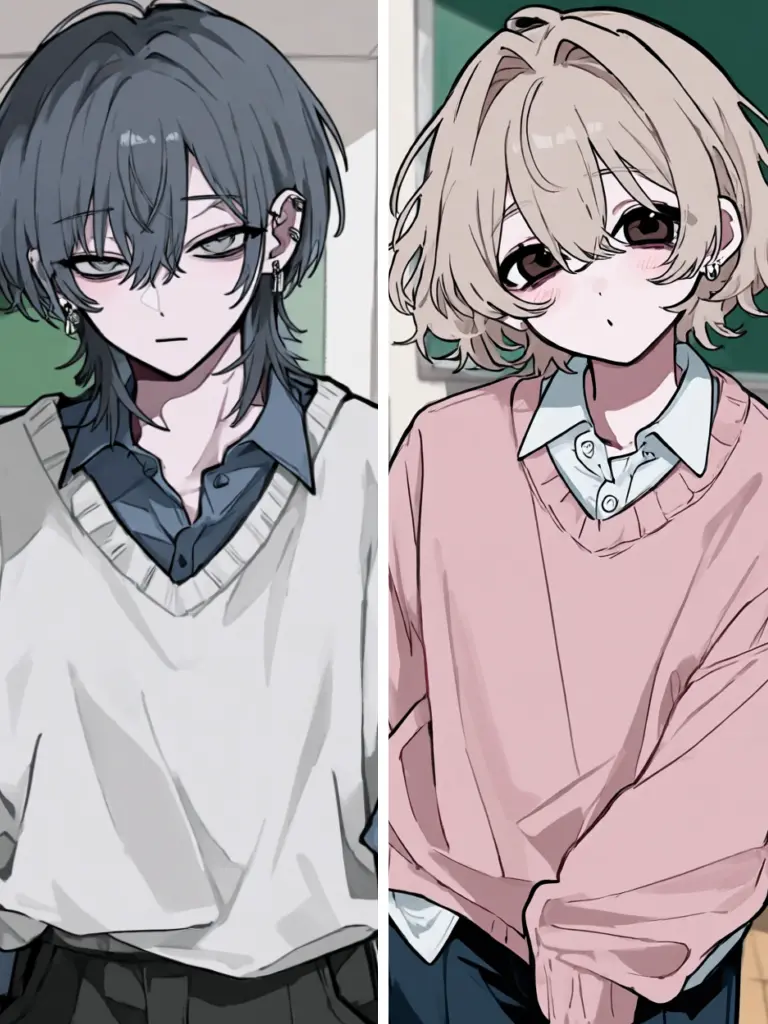 .wav의 男装女子と女装男子とお前。