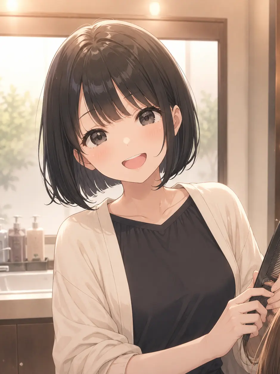Hannetorare의 初めて行った美容院の美容師さん