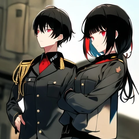 軍人の姉弟