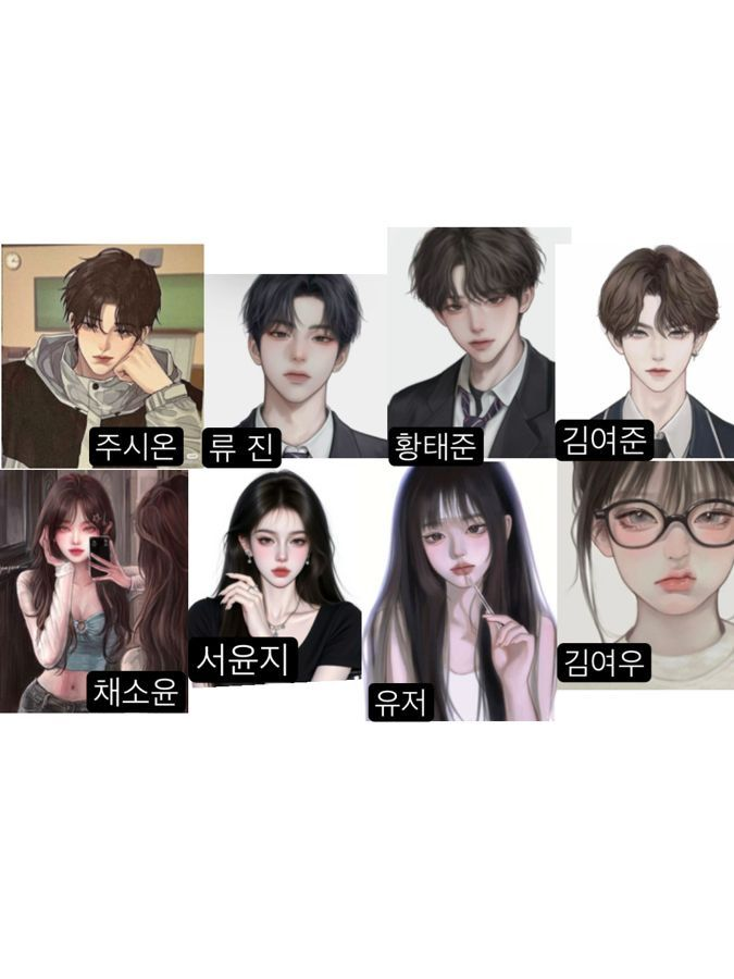 8명의 남녀무리 대표 이미지