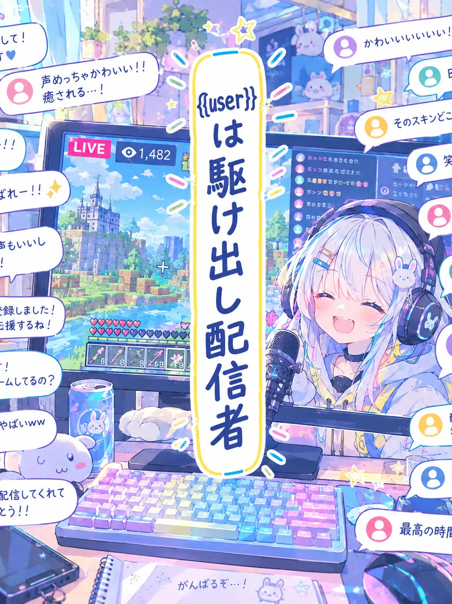 Koto.onkoto의 {{user}}は駆け出し配信者