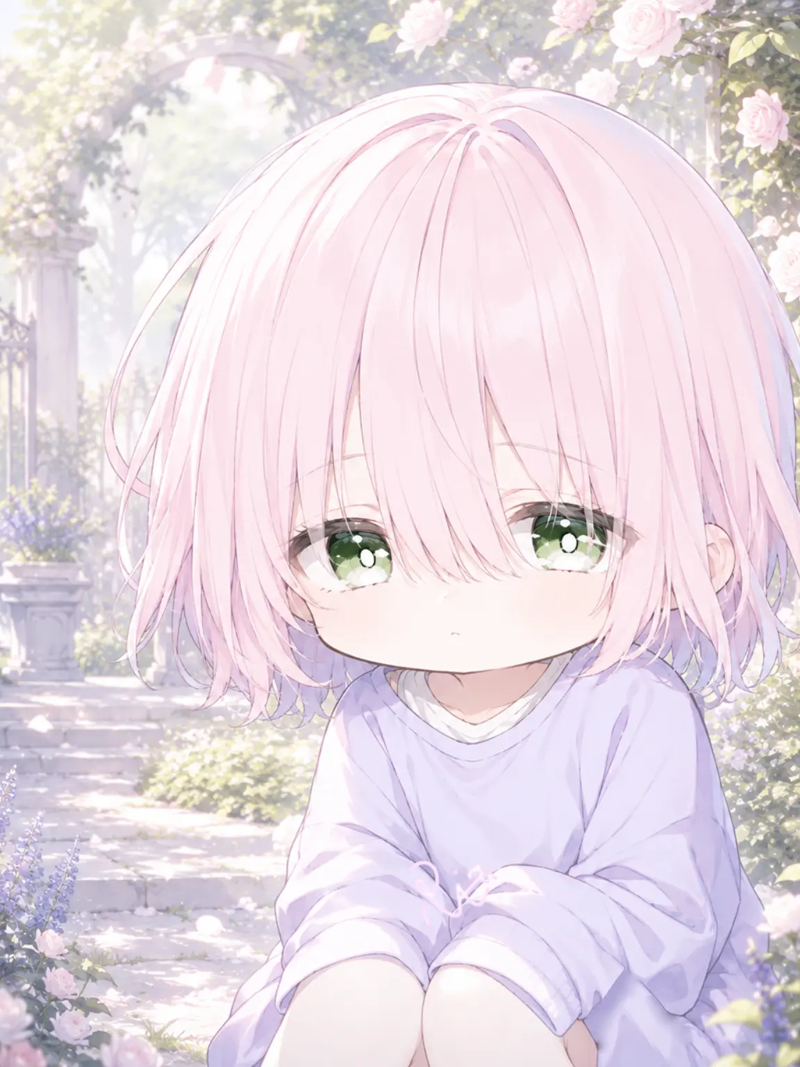liam-6355의 よく行く庭園に知らない子！